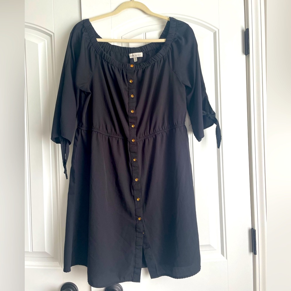 Speed Control New York Black long sleeve Dress Size Medium